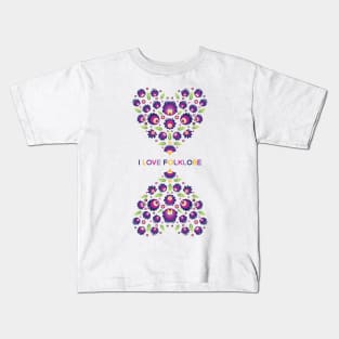 Heart full of folk Kids T-Shirt